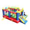 7 in 1 Inflatable Bouncy House with Ball Pit for Kids, Indoor Outdoor Party Family Fun, Obstacles