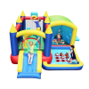 7 in 1 Inflatable Bouncy House with Ball Pit for Kids, Indoor Outdoor Party Family Fun, Obstacles