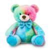 Way To Celebrate Bear Plush Toy with Multicolor Bow Tie – 11 Inch Soft Stuffed Animal