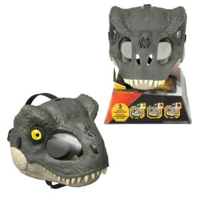 Jurassic World Rebirth T-Rex Rage N Roar Mask With LED Light-Up Eyes And 3-Level Sound Effects