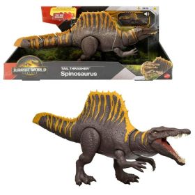 Jurassic World Rebirth Tail Thrasher Spinosaurus Dinosaur Action Figure With Dual Attack Moves Toy