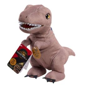 Jurassic World Rebirth 10.5 Inch Roaring T-Rex Interactive Plush Dinosaur Toy For Kids Ages 3 And Up