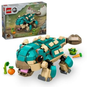 LEGO Jurassic World Baby Bumpy Ankylosaurus Dinosaur Building Toy Set 76962 For Kids Ages 7 And Up
