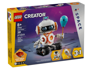 LEGO Creator 3in1 Space Robot Toys - Building Toys W/ 3 Options, Robot, Spaceship, or Robot Dog - Building Kit for Kids, Boys & Girls