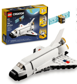 LEGO Creator 3 in 1 Space Shuttle Building Toy for Kids, Creative Gift Idea for Boys and Girls Ages 6 and Up