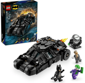 LEGO DC Batman Tumbler vs. Two-Face & The Joker Toy Building Set - Superhero Batmobile Toy from The Dark Knight for Kids, Boys and Girls