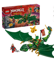 LEGO NINJAGO Lloyd's Green Forest Dragon Toys - Pretend Play Building Toys for Boys & Girls
