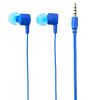 onn Earphones with Microphone – Wired In-Ear Headphones, Blue, Comfortable Fit and Enhanced Sound Quality