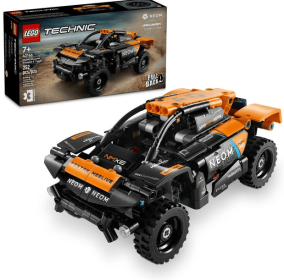LEGO Technic NEOM McLaren Extreme E Race Car, Off-Road Pull Back Car Toy for Action Vehicle Role Play, Cool Toy for 7 Year Olds