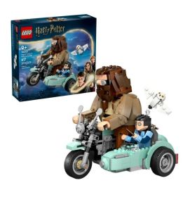 LEGO Harry Potter Hagrid & Harry's Motorcycle Ride Building Toy - Kids Motorcycle Toy for Boys and Girls, Harry Potter Fans