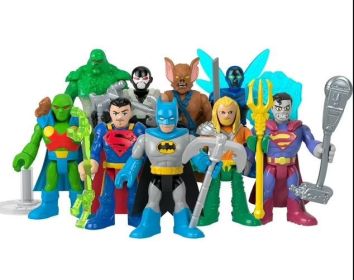 Imaginext DC Super Friends Blind Bag Mystery Action Figure Collection, Characters May Vary