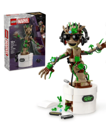LEGO Marvel Dancing Groot, Birthday Gift for Kids, Guardians of the Galaxy Toy, Buildable Marvel Gift, 76297