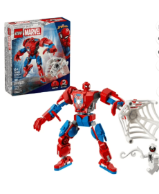 LEGO Marvel Spider-Man Mech vs. Anti-Venom Building Toy Set - Spider-Man Toy for Kids, Boys and Girls