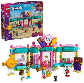 LEGO Friends Heartlake City Candy Store Building Toys - Pretend Play Set for Kids, Girls & Boys