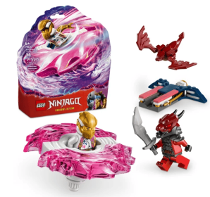 LEGO NINJAGO Sora's Dragon Spinjitzu Spinner - Spinning Blade Battle Building Toy for Kids, Boys and Girls