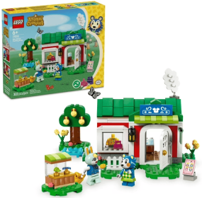 LEGO Animal Crossing Able Sisters Clothing Shop Building Toy - Animal Crossing Toy Figures and Playset for Kids, Girls and Boys