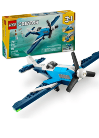 LEGO Creator 3in1 Aircraft Race Plane Toys - Building Toys W/ 3 Building Options, Airplane, Fighter Jet, or Helicopter - Gift Ideas for Kids
