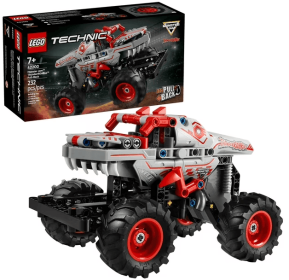 LEGO Technic Monster Jam ThunderROARus Pull-Back Monster Truck Toy - Building Toy for Kids, Boys and Girls, Ages 7+ - Gift for Graduation - 42200