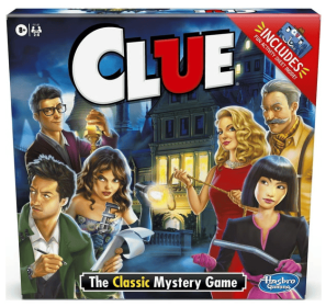 Clue Classic Mystery Board Game with Activity Sheet for Kids and Family Ages 8 and Up, 2-6 Players