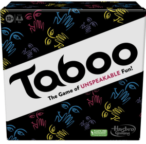 Classic Taboo Game, Word Guessing Game for Adults and Teens 13 and up, Board Game for 4+ Players