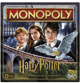 Monopoly Harry Potter Edition Board Game, Family Games for 2 to 6 Players, Ages 8+