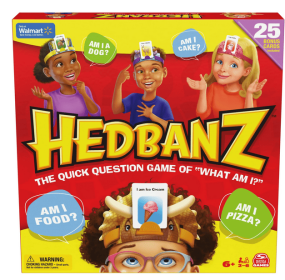 Hedbanz 2nd Edition Picture Guessing Board Game with 25 Bonus Cards Walmart Exclusive