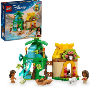 LEGO Disney Moana's Island Fun Building Toy Playset - Princess Moana Toy for Kids, Girls and Boys