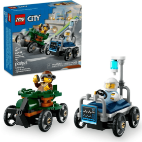 LEGO City Airplane vs. Hospital Bed Race Car Pack Toy - Building Toy for Kids, Boys and Girls