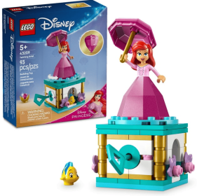 LEGO Disney Princess Twirling Ariel Toy - Building Toy for Kids, Girls and Boys
