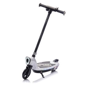 Kids Ride On Electric Scooter With Kickstand,Scooter Bell,Faster Speed And Longer Usage Time,Rear Brake,Wider Pedal,Non-Slip Handle