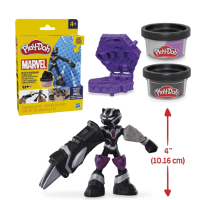 Play-Doh Marvel Black Panther Cutting Claws Action Figure Super Hero Toy for Kids 4+