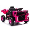 12V Kids Ride On Dump Truck W/Parents Control,2wd,Rear-wheel suspension,Electric Dump Bed and Extra Shovel,Multimedia function with Bluetooh and Music