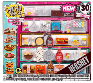 MGA's Miniverse Make It Mini Food Hershey Multi-Pack Mini Collectibles, Novelty Food Toy, Ages 8+