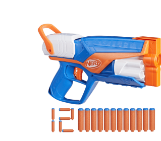 Nerf N Series Agility Blaster & 12 Nerf N1 Darts Compatible Only with Nerf N Series Blasters