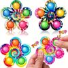 2pcs, Pioneer Bubble, Fun Infinite Rotation Fingertip Gyro, Office Venting Decompression Silicone Toys, Creative Small Gift, Holiday Accessory