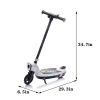 Kids Ride On Electric Scooter With Kickstand,Scooter Bell,Faster Speed And Longer Usage Time,Rear Brake,Wider Pedal,Non-Slip Handle