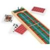 Solid Wood Cribbage Folding Board Game with Playing Cards – Family Fun for Ages 8+