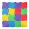 16Pcs Kids Puzzle Exercise Play Mat Interlocking Non-Toxic EVA Floor Mat Multi-Color Anti-Skid Playmat for Infants Baby Toddlers