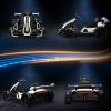 Aosom 24V 7.5 MPH Electric Go Kart with Adjustable Seat, Drifting Car Battery Powered Ride on Toy Outdoor with Slow Start, Button Start, Music