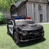 Licensed Dodge Charger,12v Kids ride on police car W/Parents Remote Control ,electric cart for kids,Three speed adjustable,Power display