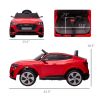 12V Kids Electric Ride On Audi E-tron Car, Battery Powered Toy wIth Parent Remote Control, Safety Belt, LED Lights, Music and Horn, Red