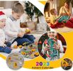 Christmas Advent Calendar 2024, Christmas Countdown Calendar for Kids, 24PCS Cartoon Engineering Vehicle Playset
