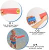 Water spray gun children's immersion gun; 6-piece safety foam noodle pump action outdoor spray gun; suitable for swimming pool/beach/yard/party games