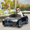 Aosom Electric Car for Kids, 12V Licensed BMW Ride on Car with 2.4G Remote Control, Suspension System, Horn Honking, Music, Lights for Boys and Girls
