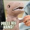 Jurassic World Rebirth 10.5 Inch Roaring T-Rex Interactive Plush Dinosaur Toy For Kids Ages 3 And Up