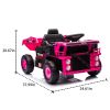 12V Kids Ride On Dump Truck W/Parents Control,2wd,Rear-wheel suspension,Electric Dump Bed and Extra Shovel,Multimedia function with Bluetooh and Music
