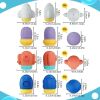Baby Bath Toys Mold Free: Bath Toys 6-12 Months Silicone Water Toy No Hole 7 8 9 10 11 Babies Pool Tub Bathtub 1 2 3 4 5 Boys Birthday Stuffers Stocki