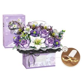 Building Blocks Small Particles Hand-assembled (Option: Haze Purple)