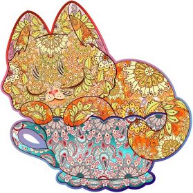 Colorful Butterfly Animal Wooden Puzzles (Option: Style6-A5)