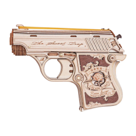 ROKR Mini Gun Toy Wooden 3D Puzzle, Only Supports TK And Independent Sites (Option: As shown in the figure)